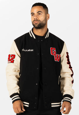 Gorilla Wear Saint Louis Varsity Jacke - Schwarz