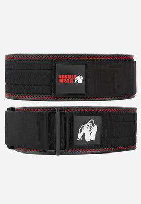 Gorilla Wear Premium Leather Lifting Belt - Schwarz