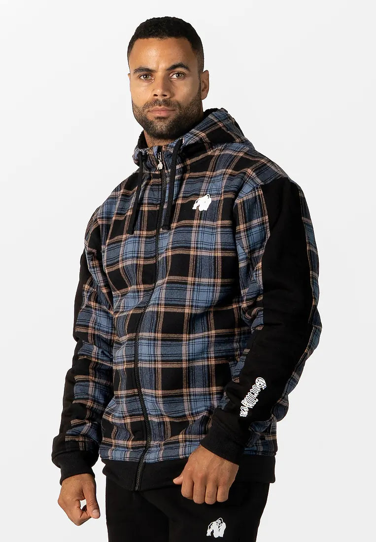 Gorilla Wear Kenton Jacke - Schwarz/Blau