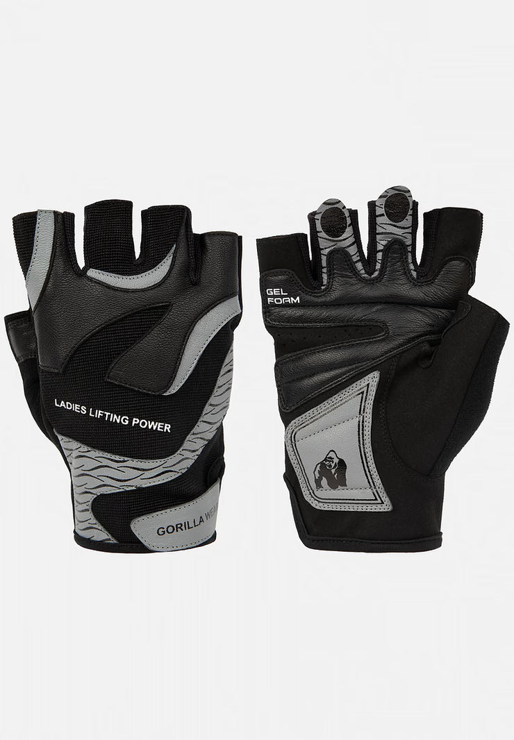 Gorilla Wear Womens Fitness Gloves 2.0 - Schwarz/Grau