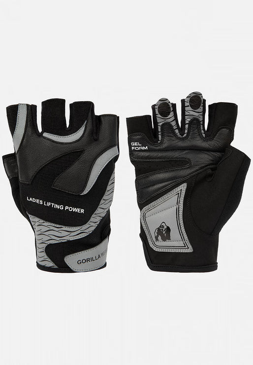Gorilla Wear Womens Fitness Gloves 2.0 - Schwarz/Grau