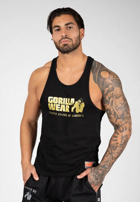 Gorilla Wear Classic Training Tank Top - Schwarz/Gold