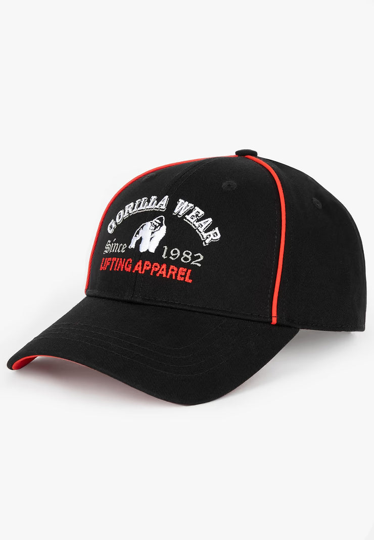 Gorilla Wear Lugo Cap - Schwarz/Rot