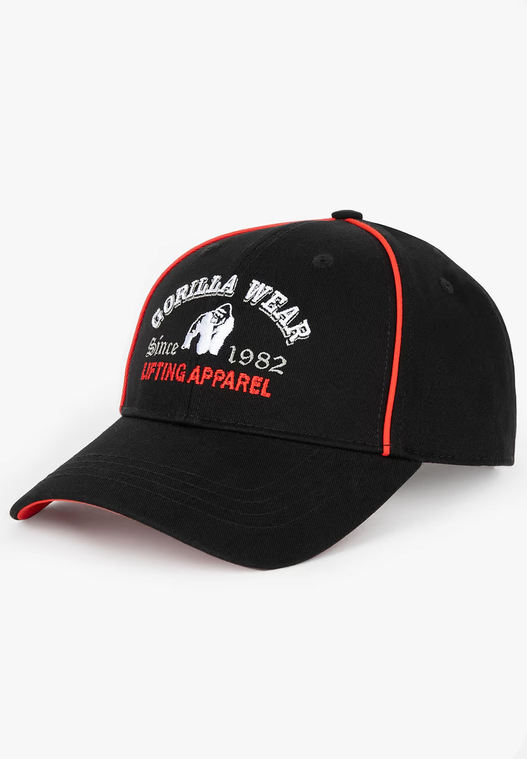 Gorilla Wear Lugo Cap - Schwarz/Rot