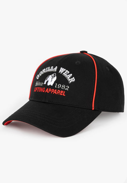 Gorilla Wear Lugo Cap - Schwarz/Rot