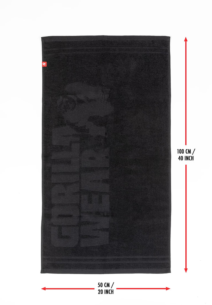 Gorilla Wear Towel - Schwarz