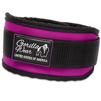 Gorilla Wear Womens Lifting Belt - Schwarz/Lila