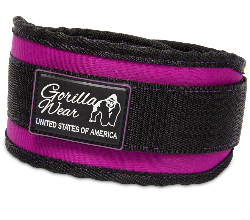 Gorilla Wear Womens Lifting Belt - Schwarz/Lila