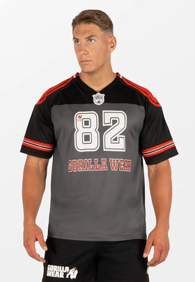 Gorilla Wear Tyler Football Jersey - Schwarz/Rot
