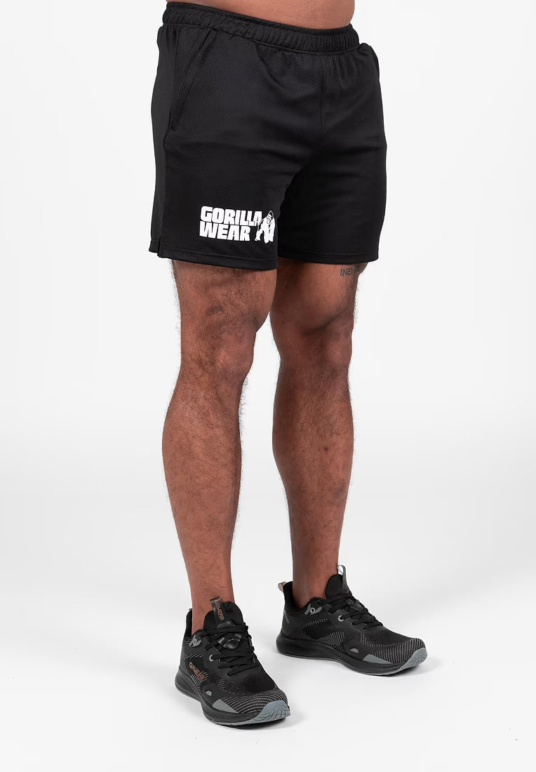 Gorilla Wear Miles Mesh Shorts - Schwarz