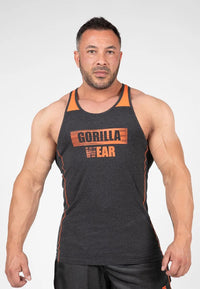 Gorilla Wear Wallace Tank Top - Grau/Orange