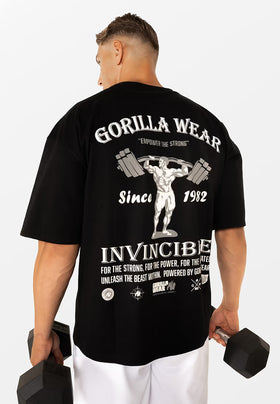 Gorilla Wear Kingston Oversized T-Shirt - Schwarz