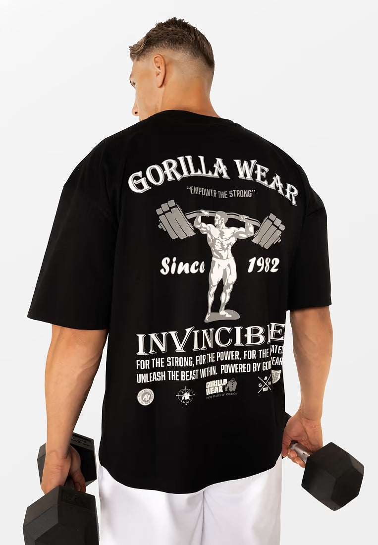 Gorilla Wear Kingston Oversized T-Shirt - Schwarz