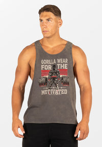 Gorilla Wear Churchill Stringer - Washed Gray
