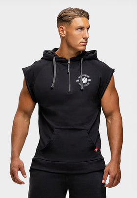 Gorilla Wear Huntley Sleeveless Hoodie - Schwarz