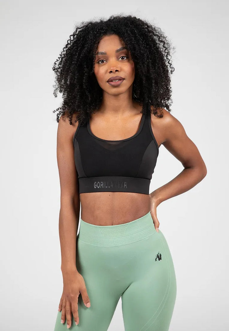 Gorilla Wear Riley High Support Sport Bra - Schwarz