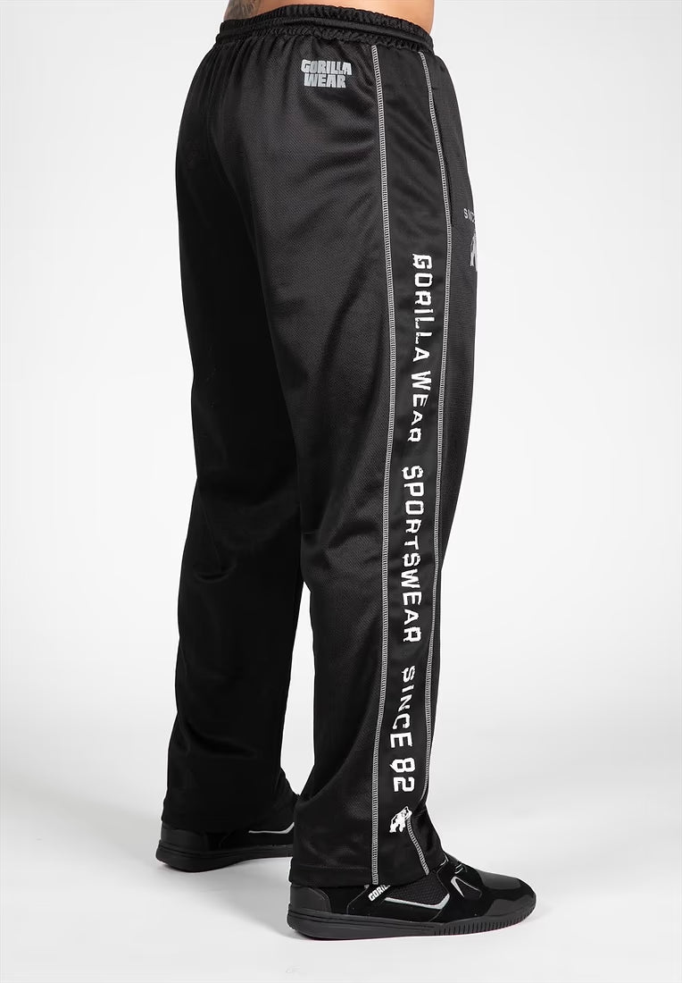 Gorilla Wear Functional Mesh Pants - Schwarz/Weiss