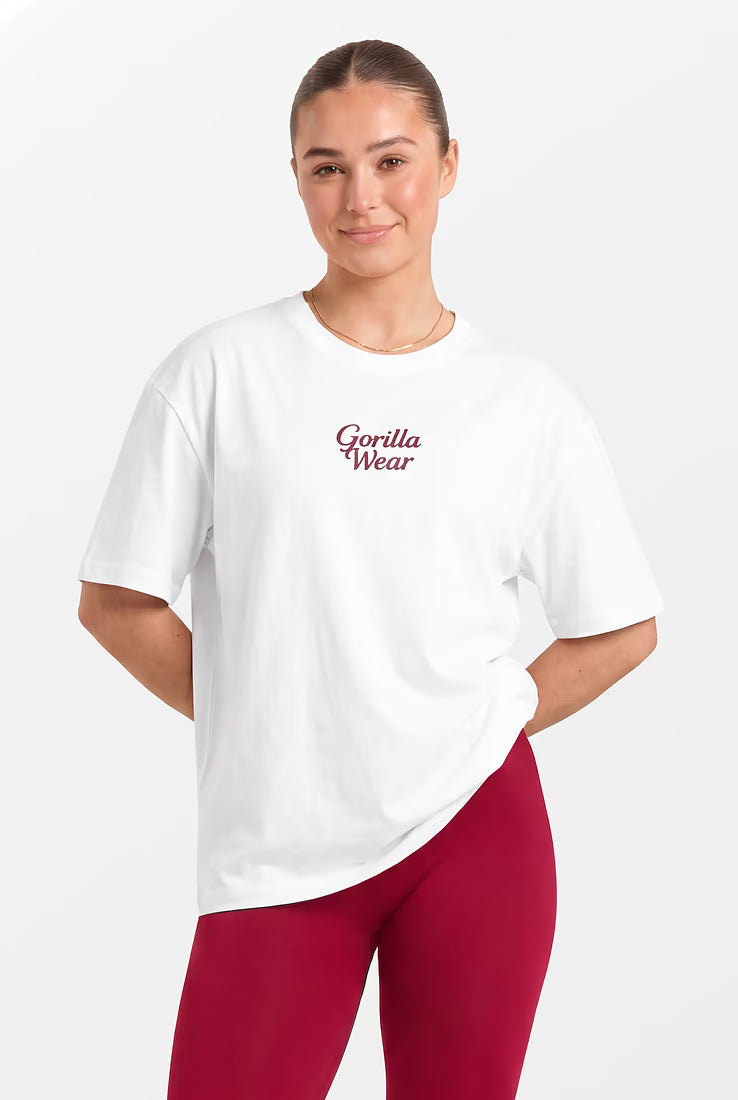 Gorilla Wear Vienna Oversized T-Shirt - Weiss