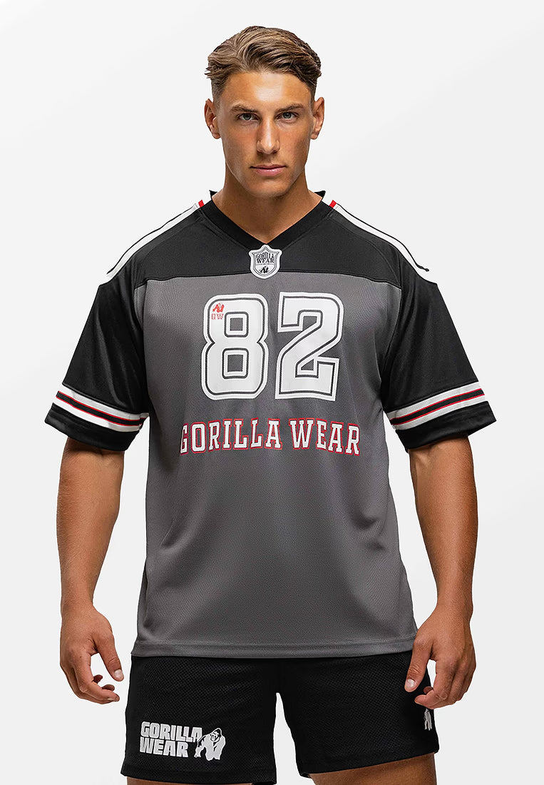 Gorilla Wear Tyler Football Jersey - Schwarz/Weiss