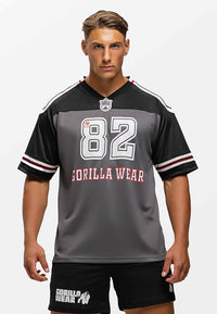 Gorilla Wear Tyler Football Jersey - Schwarz/Weiss