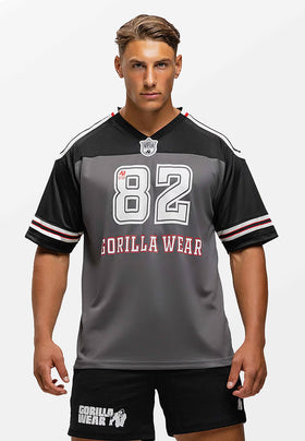Gorilla Wear Tyler Football Jersey - Schwarz/Weiss