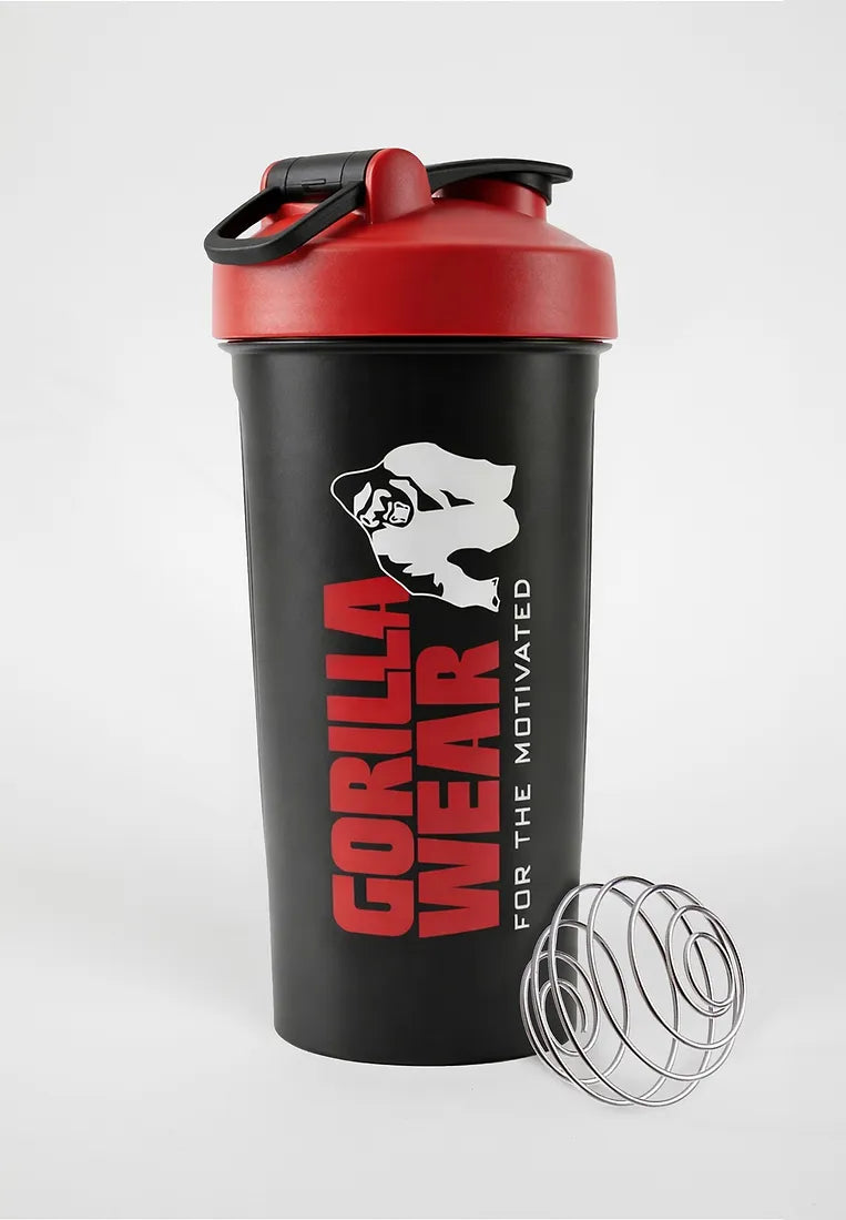 Gorilla Wear XXL Power Shaker 1000ML - Schwarz/Rot