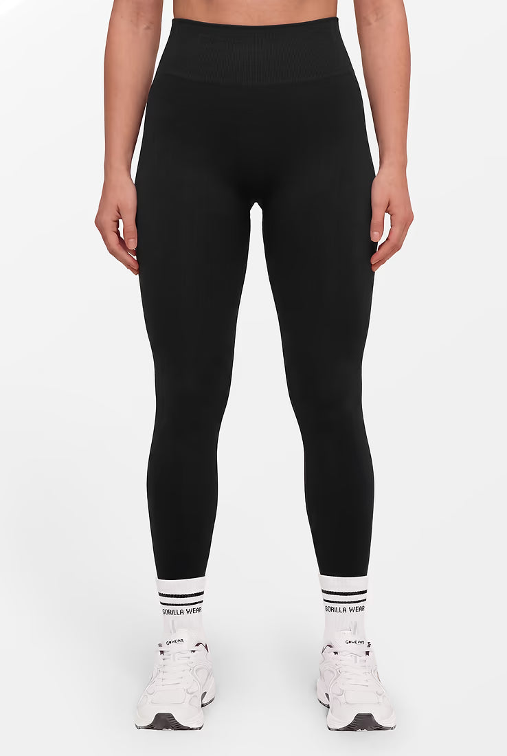 Gorilla Wear Florence Seamless Contour Leggings - Schwarz