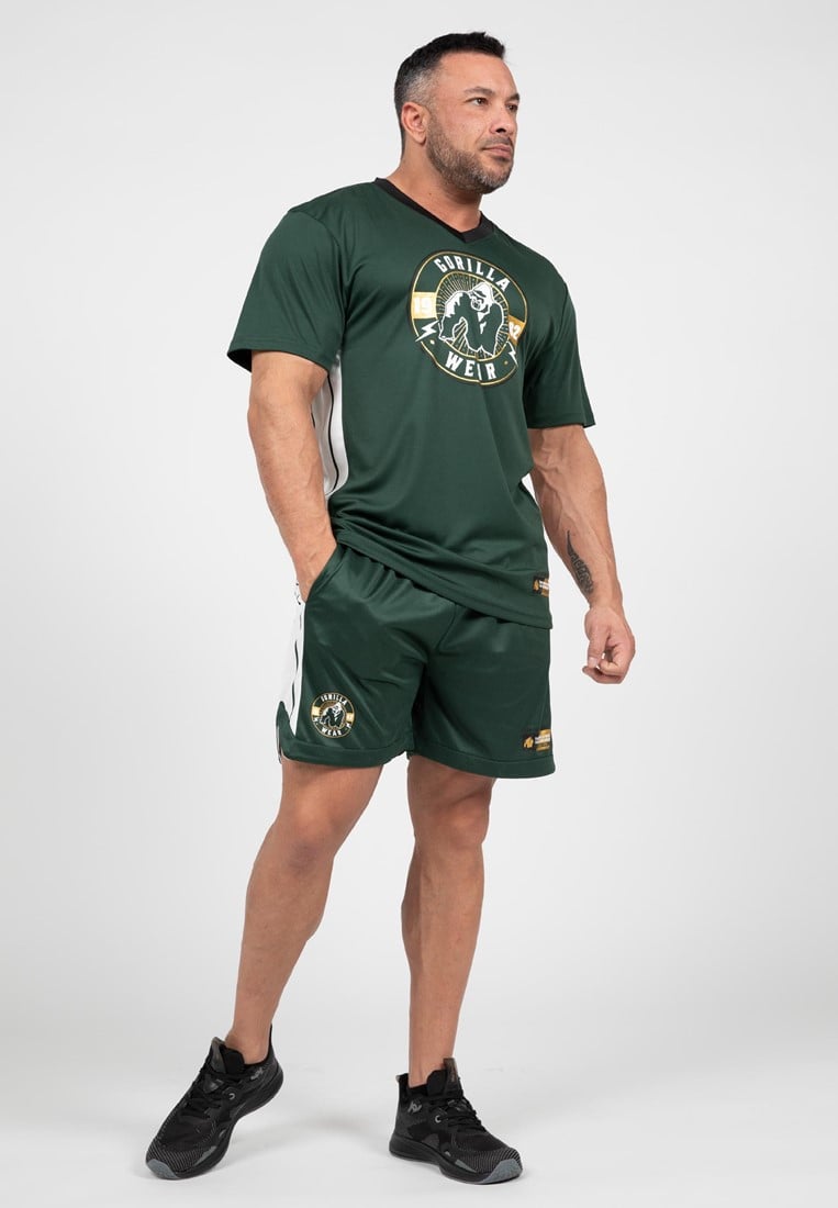 Gorilla Wear Orlando T-Shirt - Grün/Gold