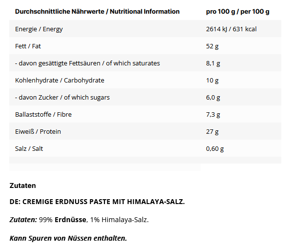 Inlead Peanut Butter Salty 500g