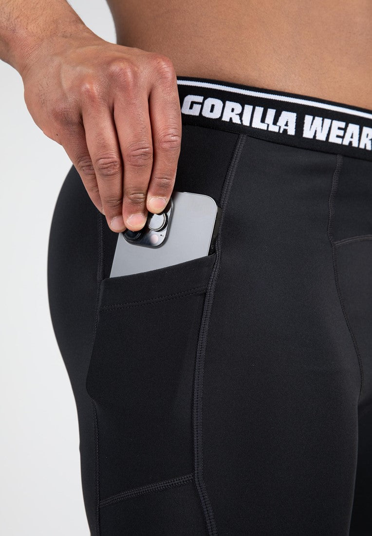 Gorilla Wear Philadelphia Mens Short Tights - Schwarz