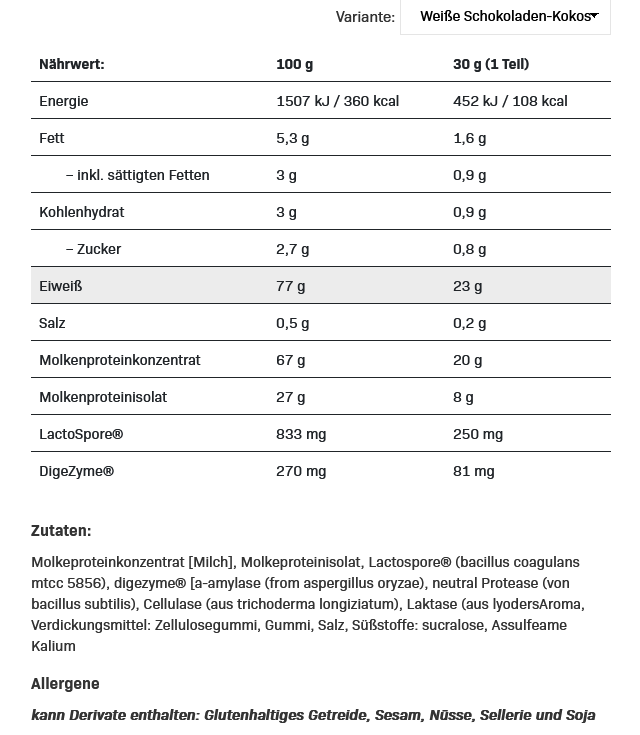 All Nutrition Pro Whey + - 700g