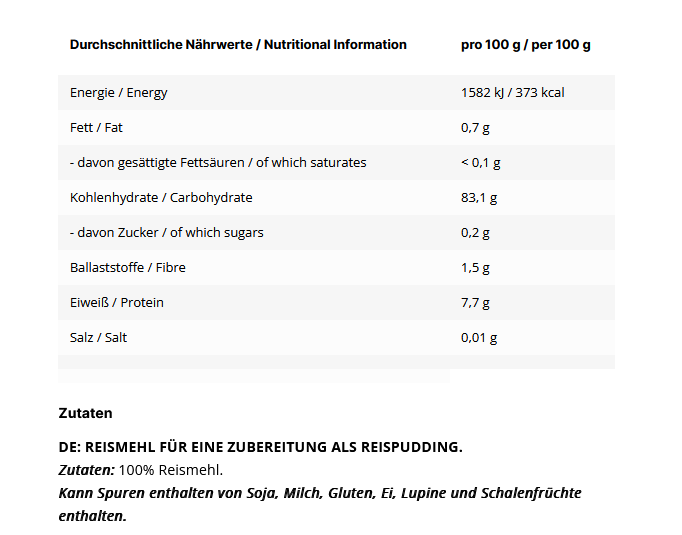 Inlead Instant Rice Pudding 3000g