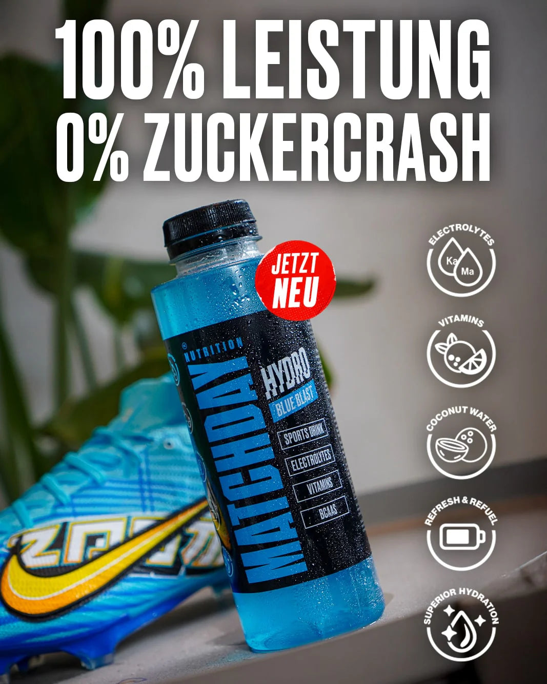 Matchday Nutrition Hydro Sports Drink - 500ml