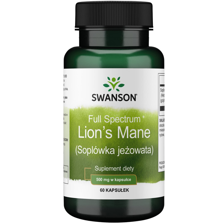 Swanson Lions Mane Full Spectrum - 60 Kapseln