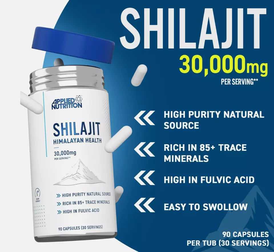 Applied Nutrition Shilajit Taps - 90 Kapseln