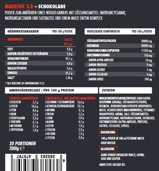 Big Zone Masstiff 2.0 2000g