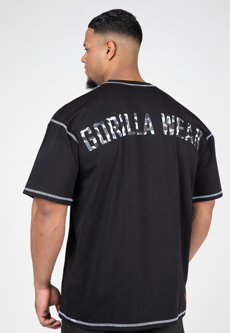 Gorilla Wear Saginaw Oversized T-Shirt - Schwarz