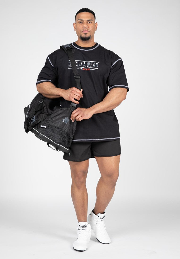 Gorilla Wear Saginaw Oversized T-Shirt - Schwarz