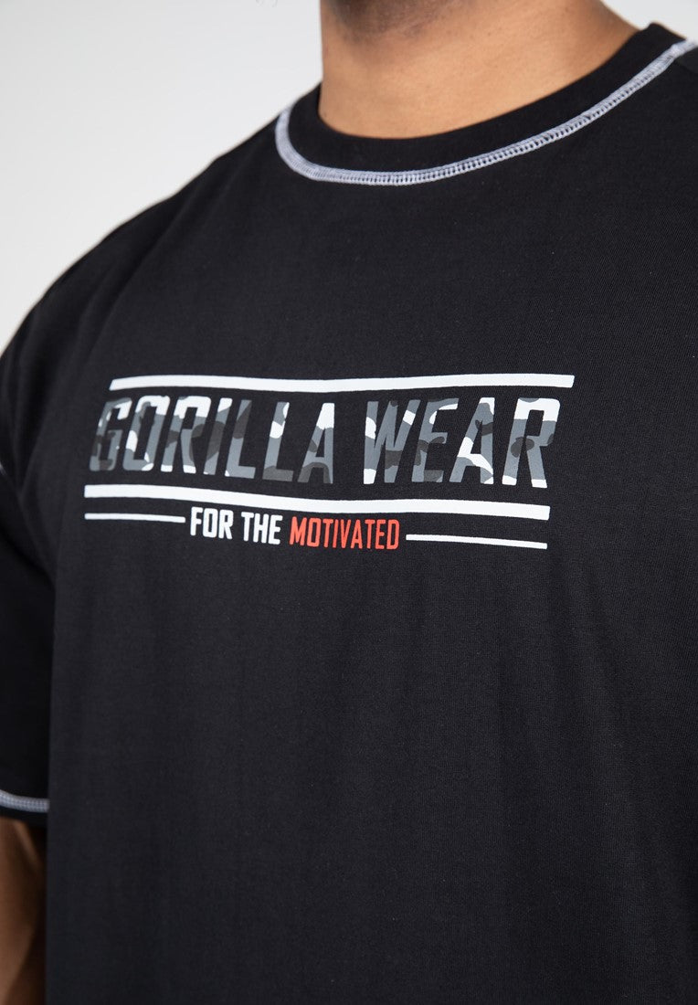 Gorilla Wear Saginaw Oversized T-Shirt - Schwarz