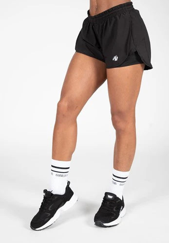 Gorilla Wear Salina 2- IN 1 Shorts - Schwarz