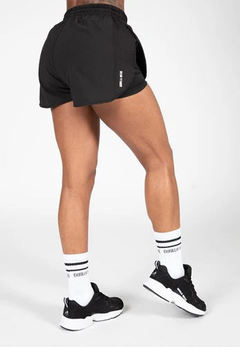 Gorilla Wear Salina 2- IN 1 Shorts - Schwarz