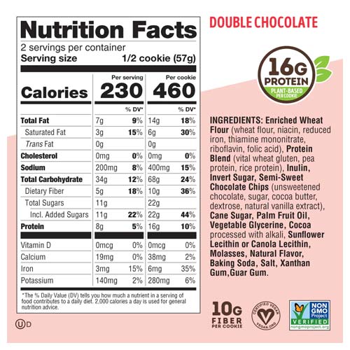 Lenny & Larrys Complete Cookie - Double Choclate