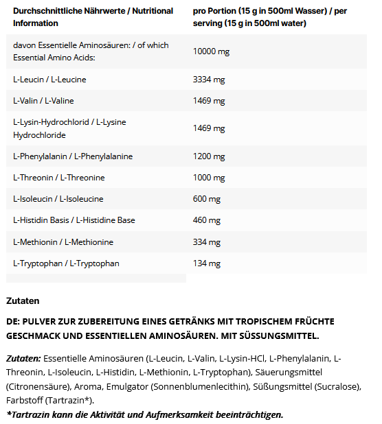 Inlead EAA Tropical- 500g