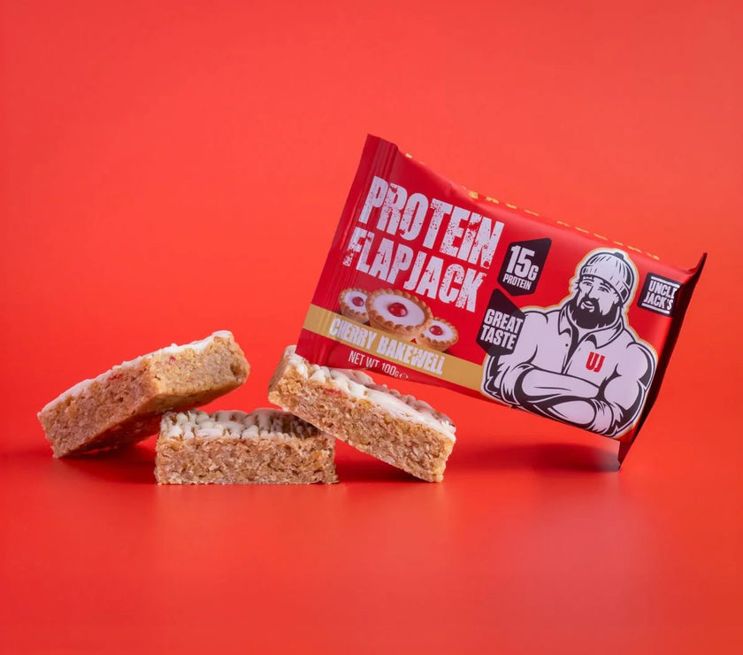 Uncle Jacks Protein Flapjack - Cherry Bakewell