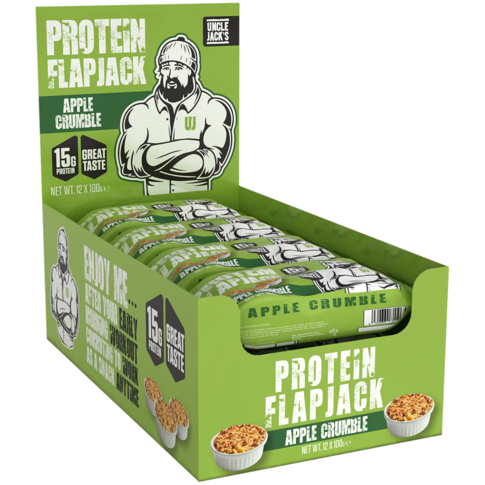 Uncle Jacks Protein Flapjack - Apple Crumble