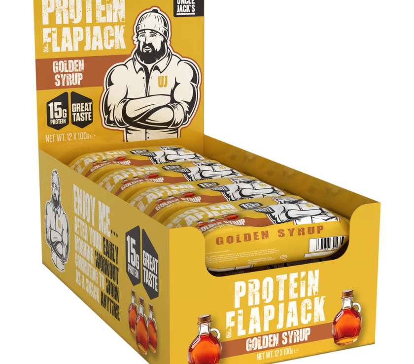 Uncle Jacks Protein Flapjack - Golden Syrup