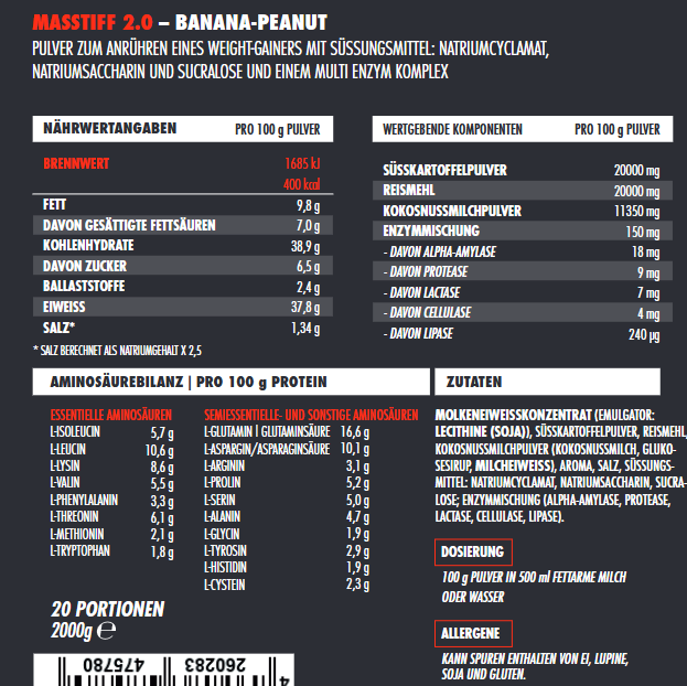 Big Zone Masstiff 2.0 2000g