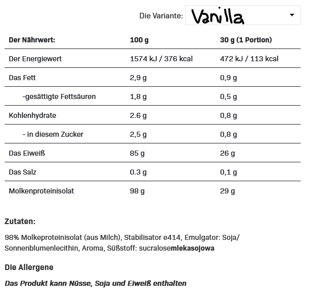 All Nutrition Isolate Protein - 2Kg
