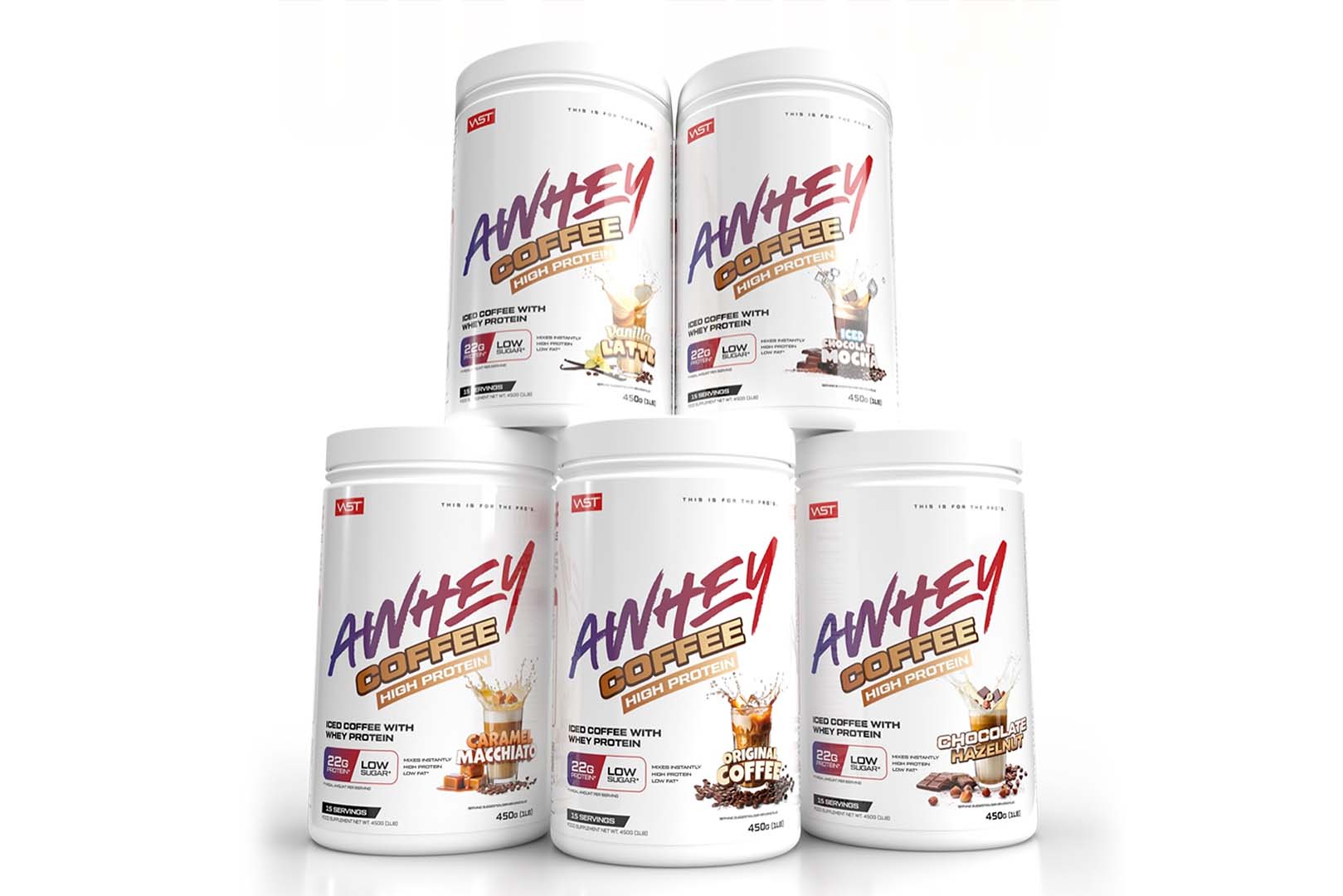VAST Awhey Coffee High Protein - 450g