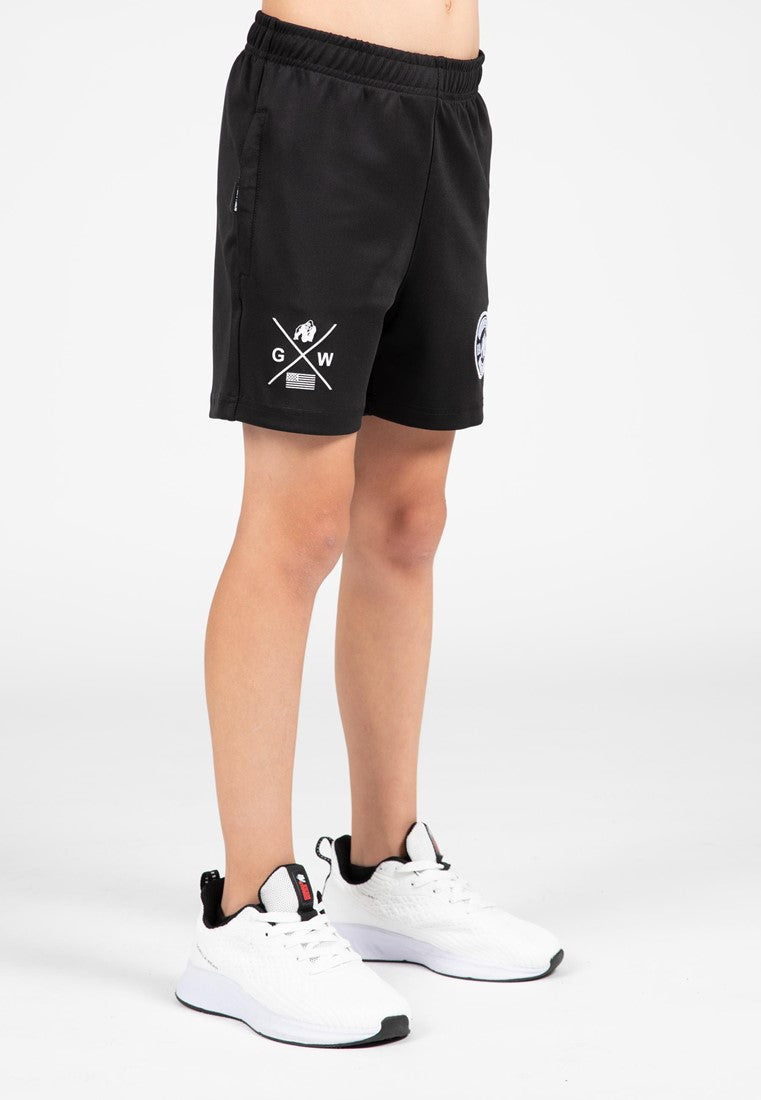 Gorilla Wear Vernon Kids Track Shorts - Schwarz